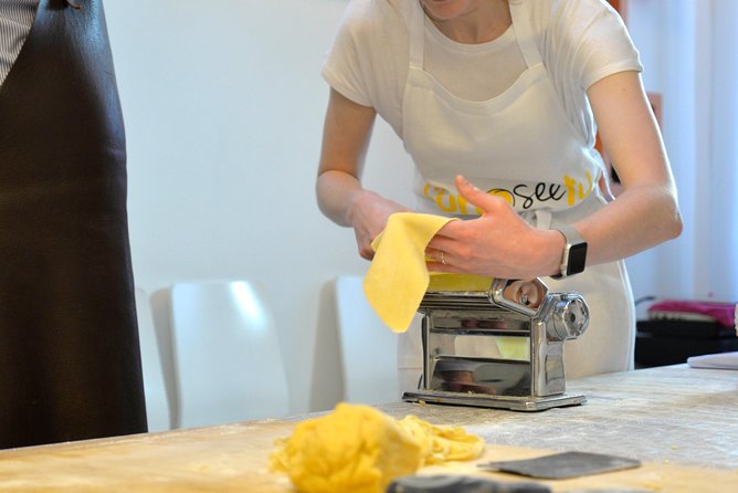 Alghero Home Cooking Pasta Class at a Farmhouse with Wine - Sauce, bread, and the small aperitif before lunch