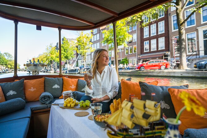 Amsterdam Canal Cruise with Cheese and Wine - UNESCO Canal Belt: Herengracht, Keizersgracht, and the “Venice of the North” View