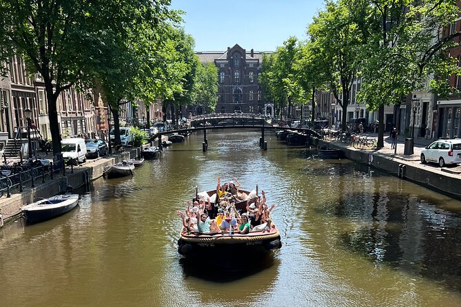 Amsterdam Luxury Boutique Boat tour with Unlimited Beer and Wine - Price and timing: what $18.04 buys you