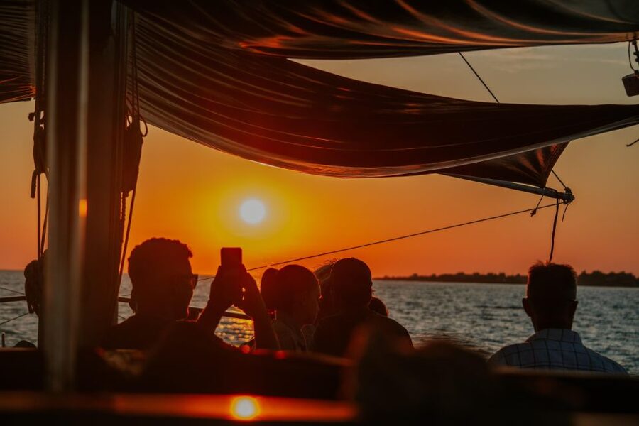 Argostoli: Sunset Cruise with Swim Stops, Dinner, and Wine - Key highlights you’ll feel right away