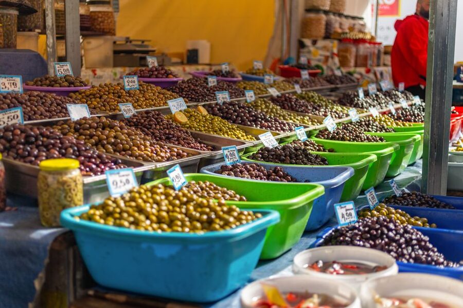 Athens: Food Market Visit and Cooking Class with Wine - Where the experience starts: Athinas 36, then the market