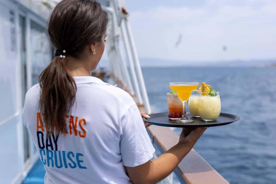 Athens: Swimming Cruise with Lunch, Wine & Live DJ on Board - Swimming rules, deck comfort, and how to plan your water time