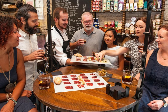 Authentic Flamenco Show with Tapas & Wine Guided Tour - Stop 1 at Maestro Marcelino: vermouth + cured meats to set the mood