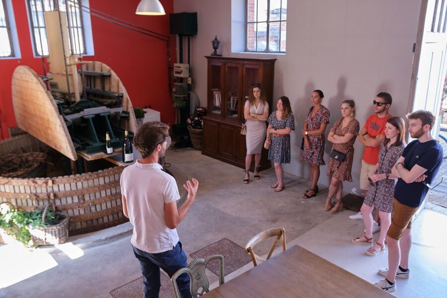 Aÿ-Champagne: Champagne House Tour and Tasting Class - The tasting class finale: 3 bottles, one blind challenge