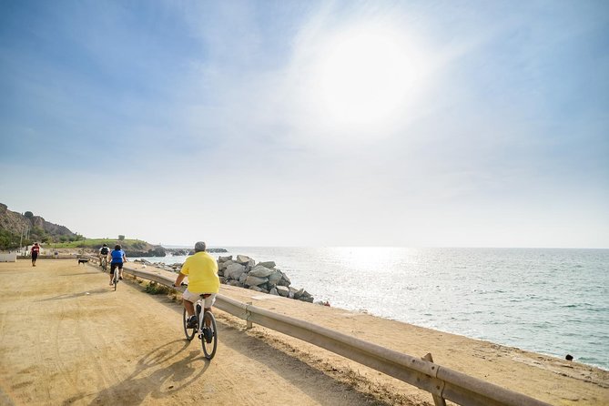 Barcelona eBike Beach Private Tour to Vineyards & Picnic - Pedaling into the Alella wine country: Serralada de Marina views