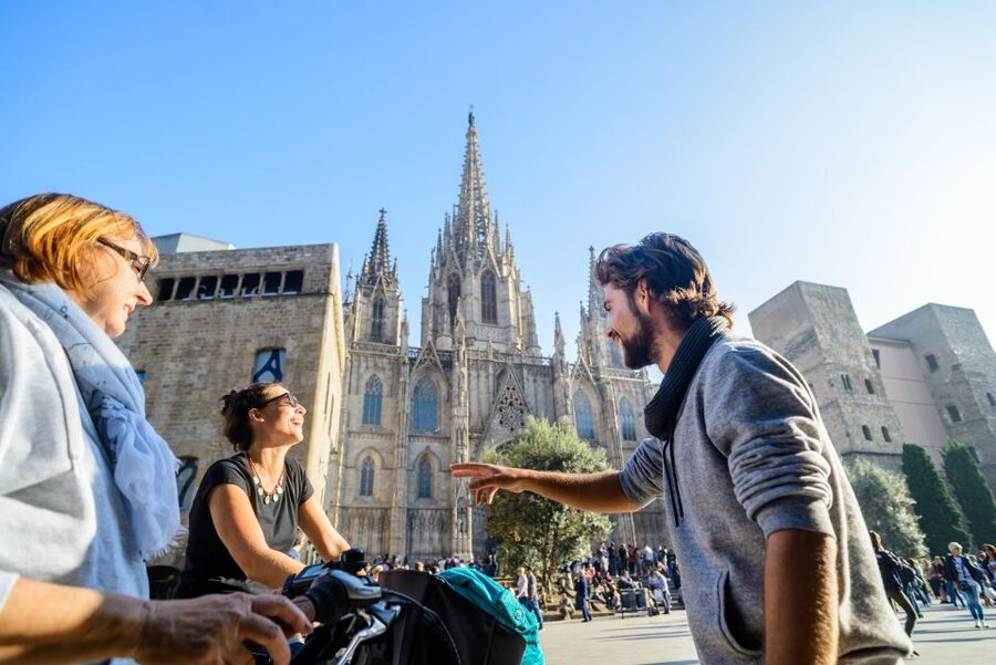 Barcelona eBike Tour with Wine and Tapas Experience - W Barcelona and the Mediterranean Feeling