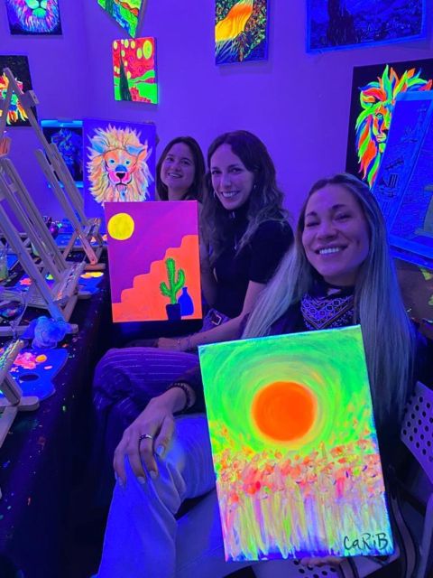 Barcelona: Fluorescent Paint and Wine Workshop - Who should book this fluorescent paint and wine workshop