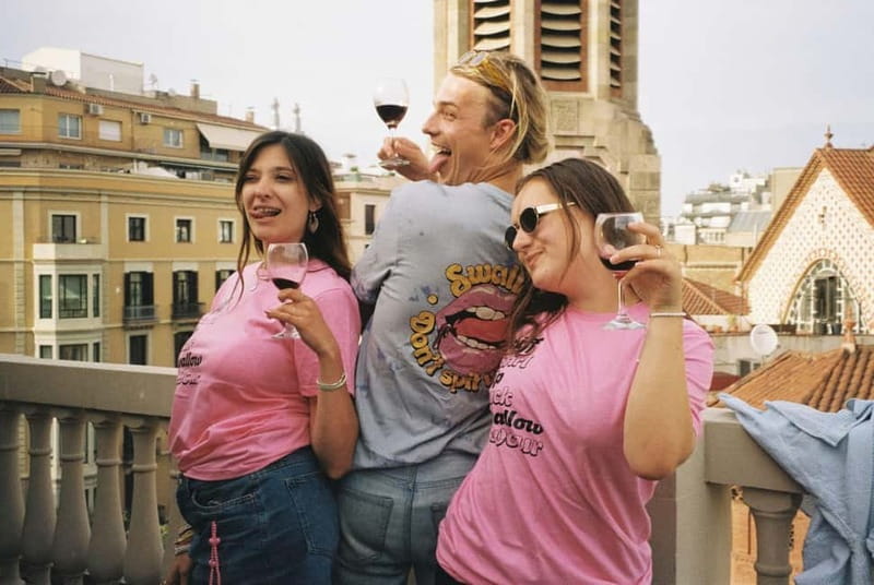 Barcelona: Fun & Unpretentious Rooftop Wine Tasting - Getting there: elevator to the top floor, then a short stair climb