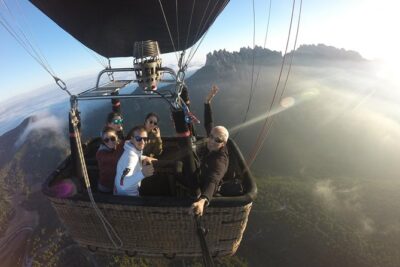 Barcelona: Montserrat Hot Air Balloon Ride with Champagne Toast - What to expect during the flight: smooth, high, and guided by winds
