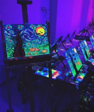 Barcelona: Wine and Van Gogh Paint and Sip Painting Class - Materials and Setup: What You’re Given Before You Paint