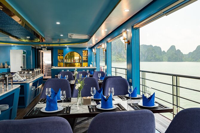BEST SELLER - Halong 5 Star Day Cruise: Buffet, Wine & Jacuzzi - Sunset Party With Wine and Jacuzzi: The Best “Stay Put” Moment