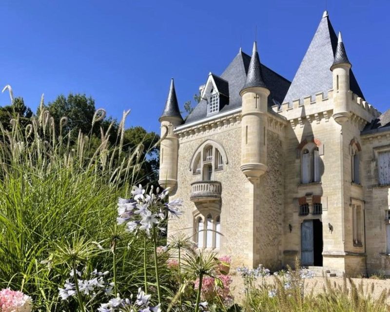 Bordeaux: Médoc & St-Emilion Wine 3 châteaux with lunch - Family-Run Right Bank Estate: Vat Rooms, Aromas, and a Tasting Class