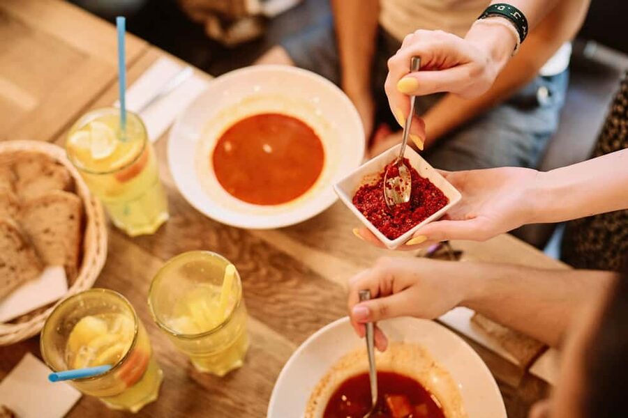 Budapest: Guided Street Food Tour with Sweet Wine - District 7 walking: seeing the old neighborhood and the nightlife side