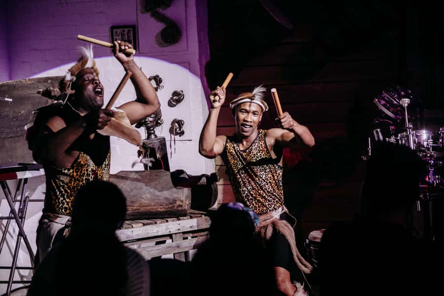 Cape Town: Silvermist Estate Wine Tasting & Drumstruck Show - If the weather turns: Rocket Bar keeps the show moving