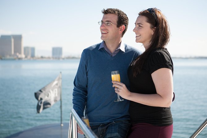 Champagne Brunch Buffet - The cruise route: Coronado Bridge, USS Midway, downtown views, and more