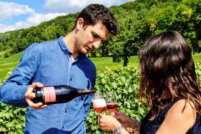 Champagne Day Trip from Paris with 8 Tastings & Lunch - The first cellar stop: what you get from a big Champagne house tour