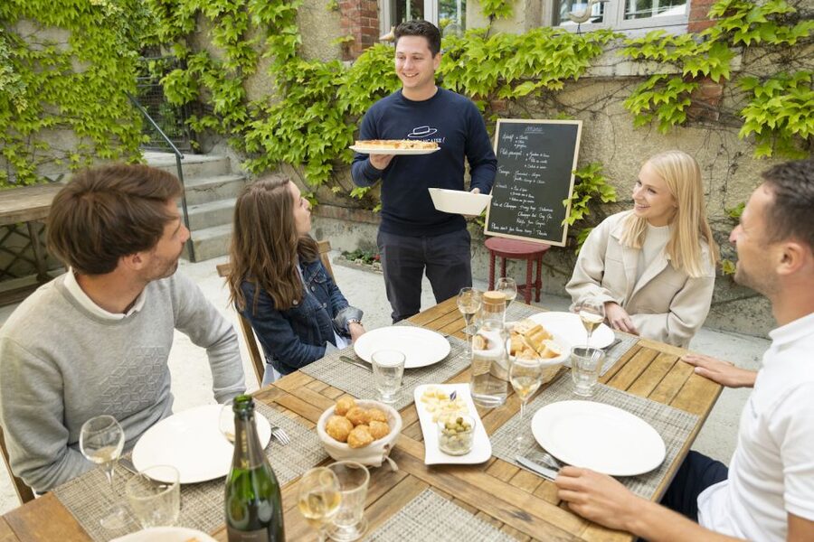 Champagne: E-Bike Champagne Day Tour with Tastings and Lunch - Lunch at the family domain: regional favorites, plus practical dietary notes