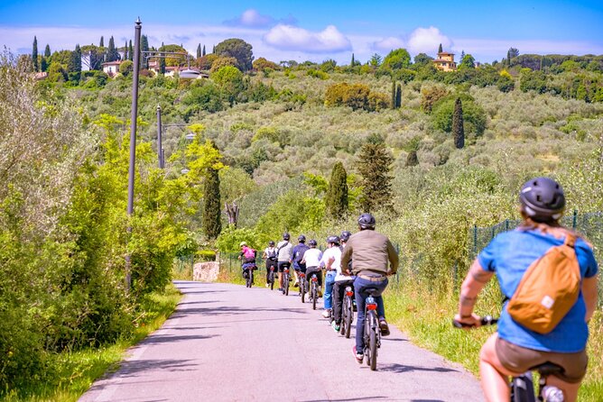 Chianti Hills E-Bike Tour with Tuscan Lunch & Two Wine Tastings - Safety and bike control: helmets, insurance, and the downhill reality