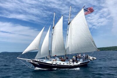 Day Sail from Traverse City with Food, Wine, & Cocktails - Stop on the bay: how the sailing moments and scenery usually land