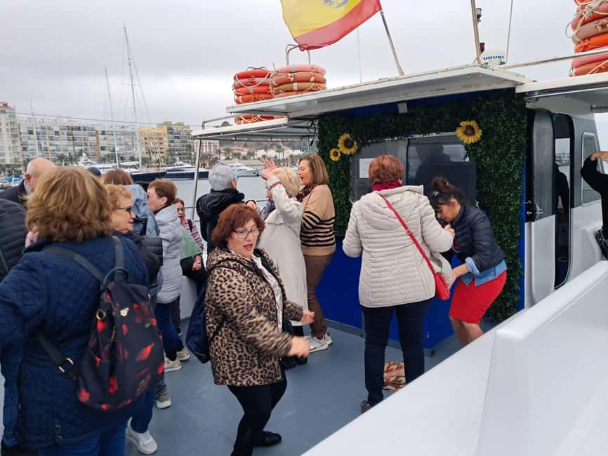 Denia: Cova tallada Catamaran Trip w/ Mussel Tasting & Wine - Weather reality: what to do when the sea decides