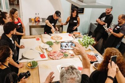Devour Rome Wine & Pizza Making Class in Trastevere Neighborhood - Pizza dough practice: kneading, resting, and stretching like a pro