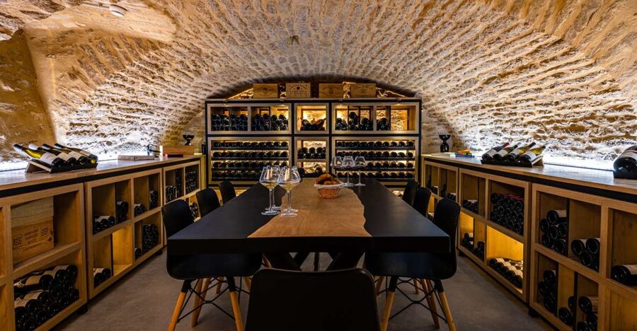 Dijon: La Cave du Palais Burgundy Wine Tasting Experience - Entering the Hotel du Palais cellar in the heart of Dijon