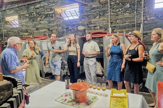 Douro Valley-Expert Guide-Boat-Lunch-Tastings-Offer wine bottle - Rabelo boat cruise in Pinhão: the Douro from the water