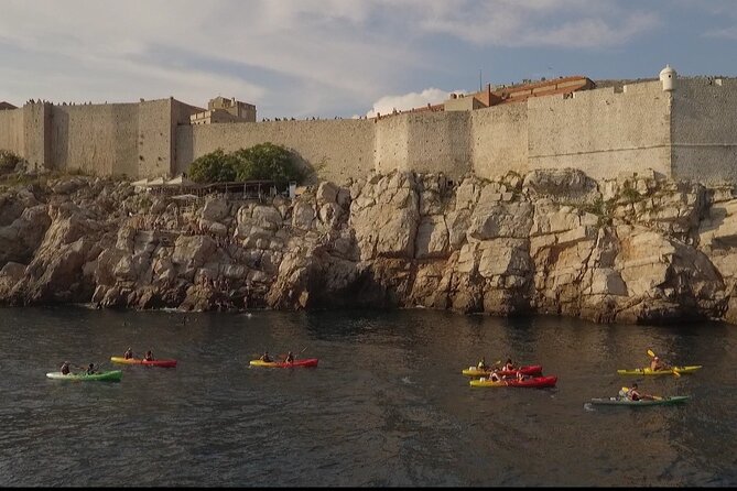 Dubrovnik: Sunset Kayaking & Snorkeling with water &wine - Sunset return to Pile Bay: wine makes the timing feel perfect