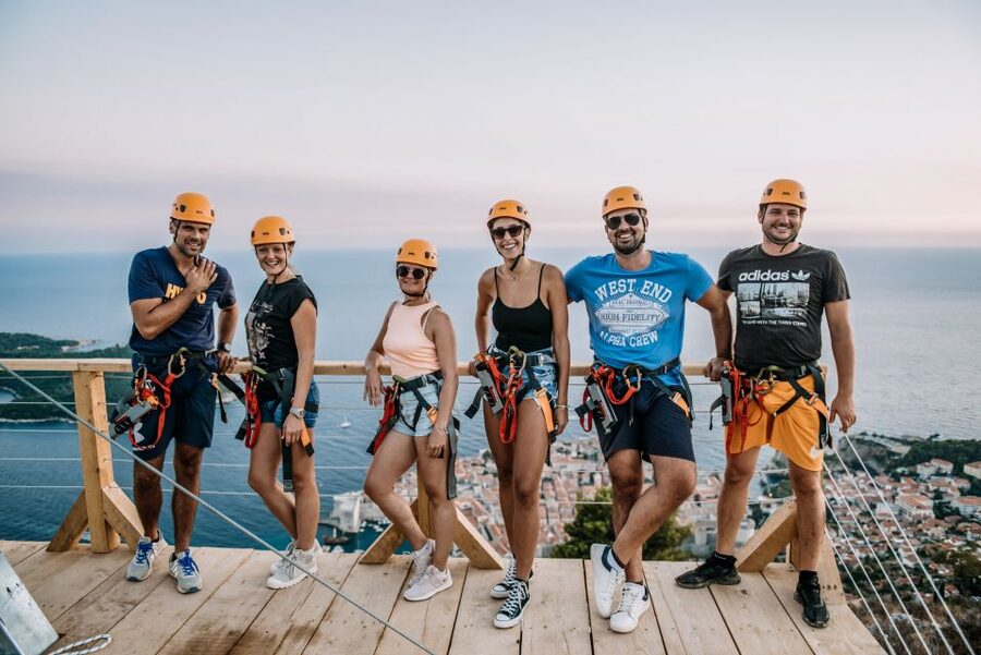 Dubrovnik: Sunset Zip Line Experience Followed by Wine - Two zip lines, four rides: what it’s really like over Dubrovnik