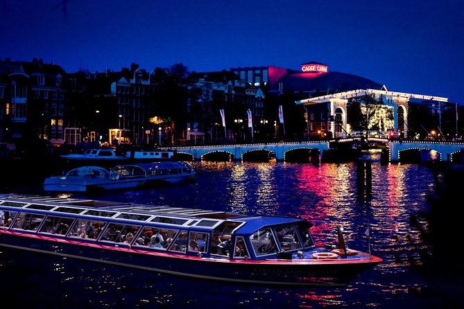 Evening Canal Cruise in Amsterdam with Wine & Cheese Option - A 90-minute night cruise that fits real itineraries