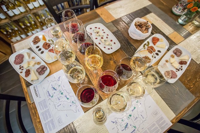 Evening Wine, Cheese, & Charcuterie Tasting in Budapest - Eight wines that tell a story: whites, reds, and a Tokaj finish