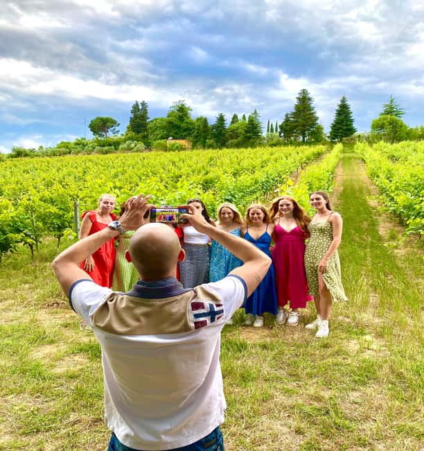 Florence: Countryside Tour with Wine Tasting & Pasta Class - Vineyard and botanical garden walk: photos, olive trees, and farm life
