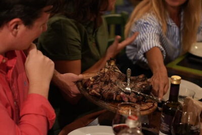 Florence Evening Food Tour with Florentine Steak & Tuscan Wine - La Buchetta del Vino: the Renaissance wine-window trick