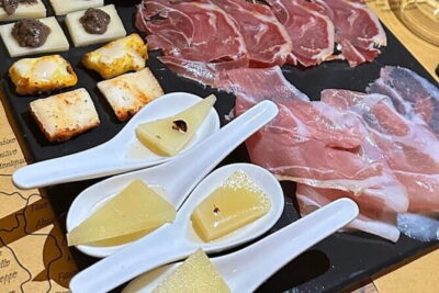 Florence Food Tour with Truffle Pasta, Steak & Free Flowing Wine - Stop by the Arno: prosciutto + 30-year balsamic tasting