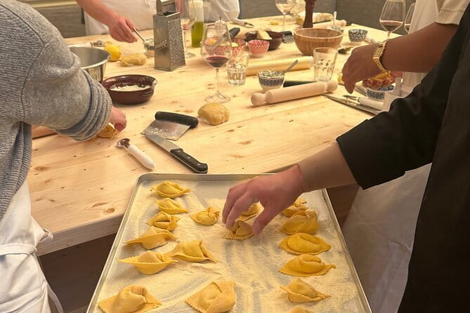 Florence: Pasta Cooking Class with Unlimited Wine - Pasta in a medieval tower near Brunelleschi’s Dome