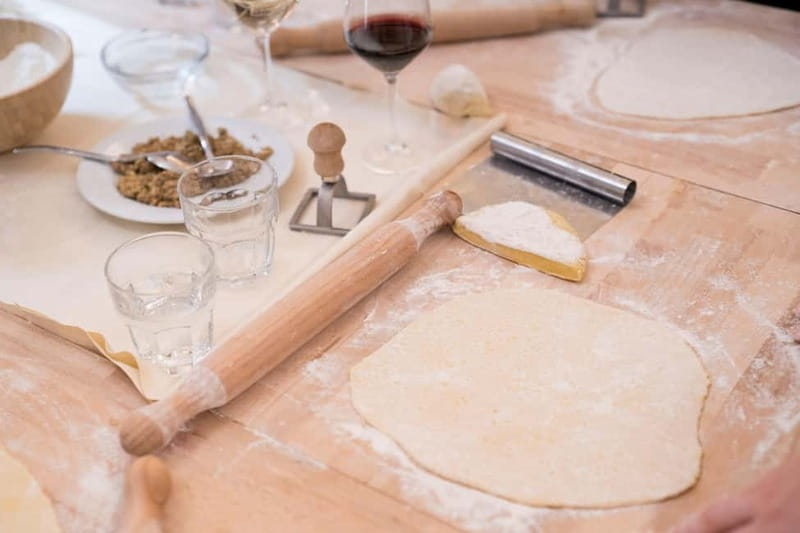 Florence: Premium Pasta Cooking Class with Tiramisu & Wine - The Hands-On Pasta Lesson: Dough, Pappardelle, and Spinach Ricotta Ravioli