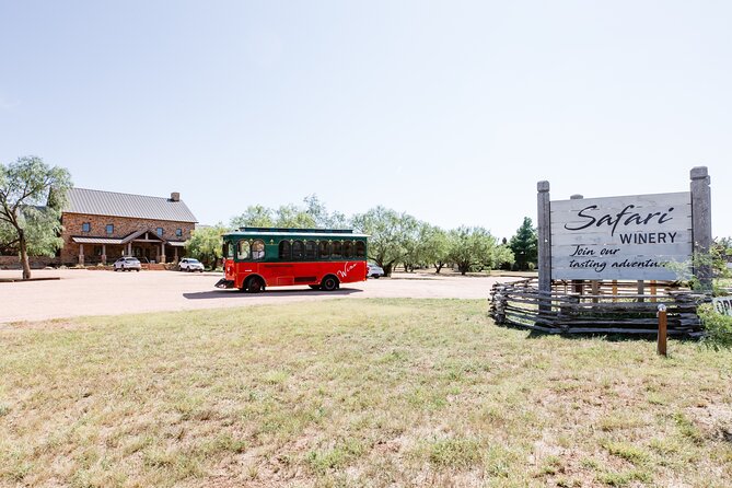 Fredericksburg Wine Trolley - Air Conditioned and Heated! - Stop 1: Fredericksburg Visitor Information Center Setup