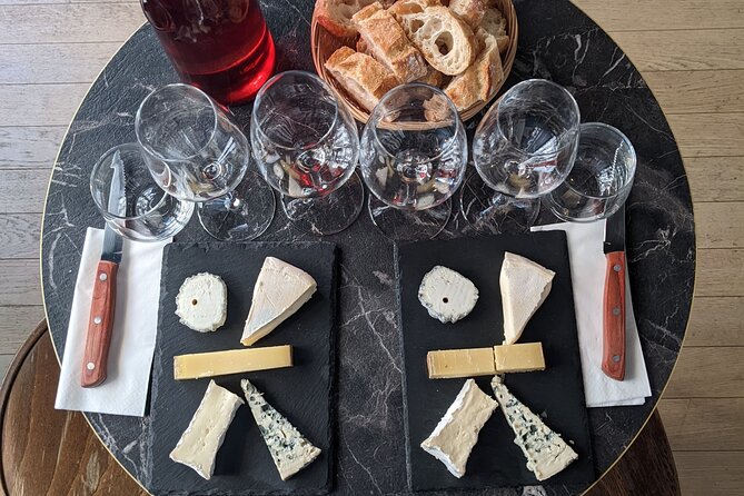 French Wine, Champagne And Cheese Tasting Paris SECRET WINE DOOR - Six pours, six cheeses: how the pairings teach your palate