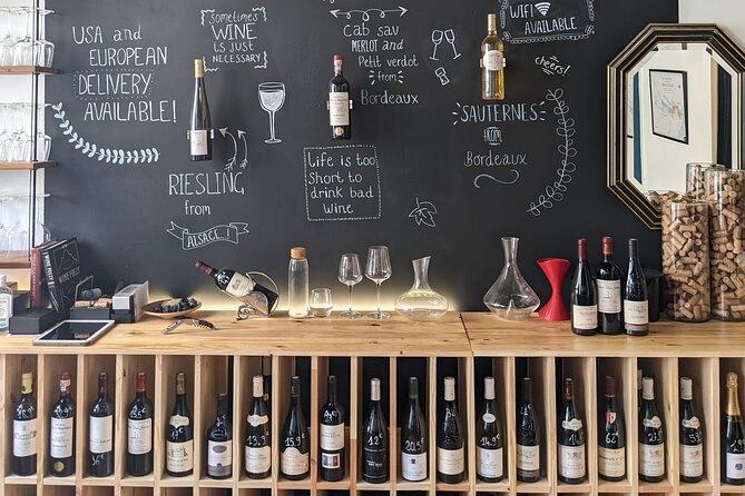 French Wine, Champagne And Cheese Tasting Paris SECRET WINE DOOR - Small group size (max 12): better questions, less pressure