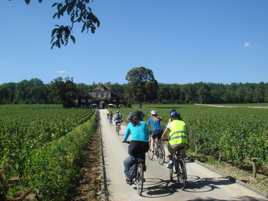 From Beaune: Full-Day Bicycle and Wine Tour in Burgundy - Getting set up in Beaune: van transfer, helmets, and guide energy