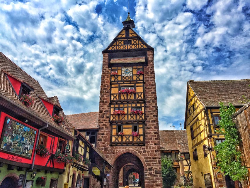 From Colmar: Alsace Medieval and Wine Tasting Day Tour - Kaysersberg-Vignoble: fortified vibe and a classic Alsace bridge scene