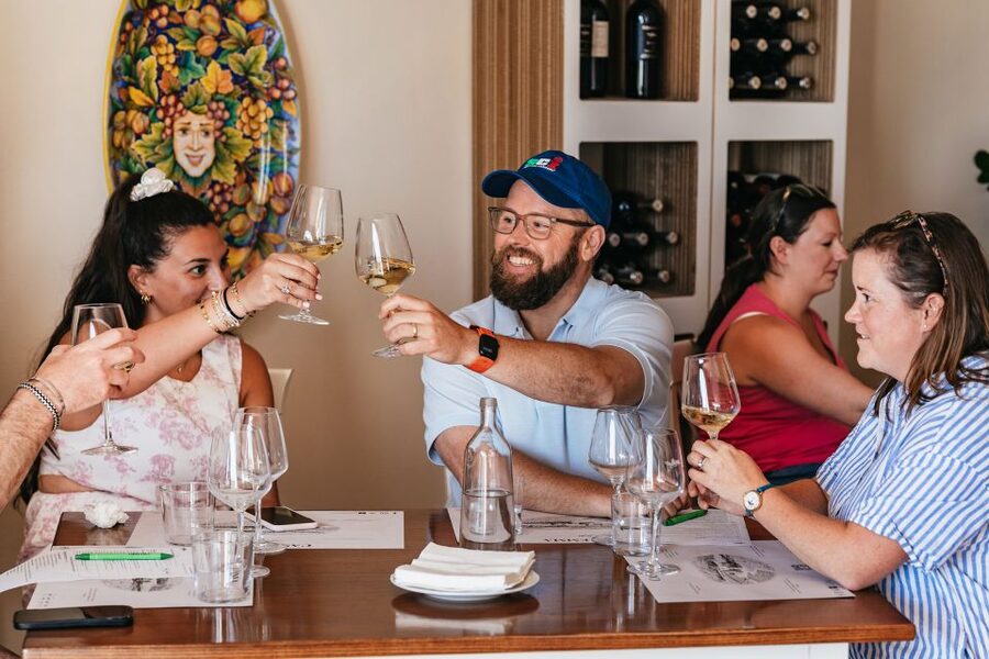 From Florence: Small Group Wine Tasting Tour to Tuscany - Second winery stop: comparing techniques with cheese, salami, and bruschetta