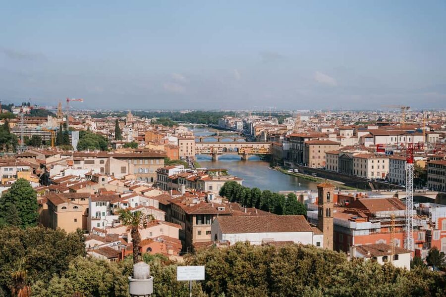 From Florence: Ultimate Tuscany Day Trip with Wine & Lunch - Piazza della Repubblica meetup and the Florence viewpoint stop
