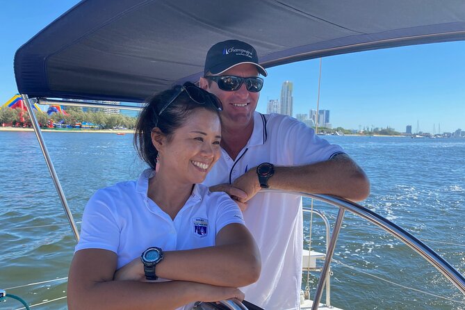 Gold Coast Sunset Cruise with sparkling wine & nibbles platter - Palazzo Versace and Southport marinas: the close-up photo moments