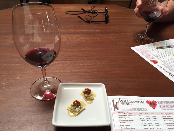 Icon Wine & Food Pairing at Williamson Wines in Healdsburg - Key takeaways before you go