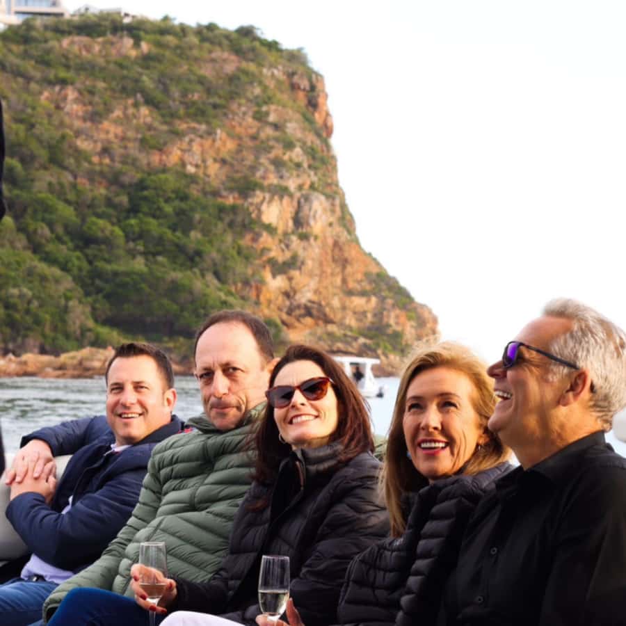 Knysna Lagoon: Boat Cruise with Oyster & White Wine Tasting - 90 Minutes on the Water Toward the Knysna Heads