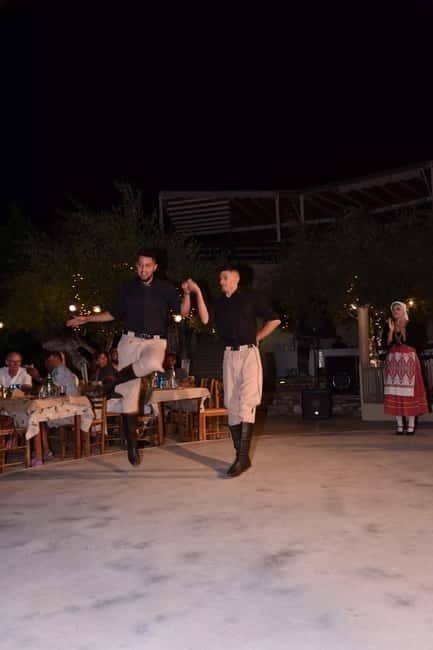 Kos: Greek Dinner with Music, Dancing, and Unlimited Wine - If Weather Turns: Indoor Option Keeps the Night Going