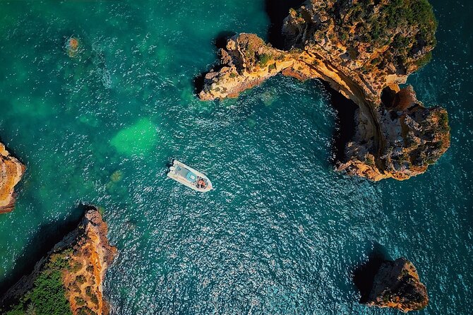 Lagos Exclusive Private Boat Cruise with Snacks and Wine! - Praia da Marinha finale: the best way to end—swim, snacks, and a slow drift back