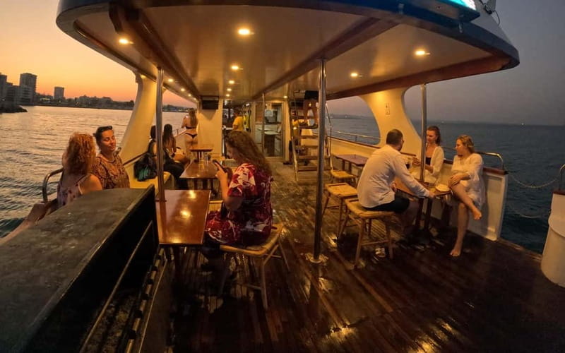Larnaca: Sunset Cruise with a Glass of Wine - Wine, Music, and the End-of-Cruise Dance Moment