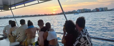 Larnaca: Sunset Cruise with Unlimited Wine & Beers - Getting oriented: sailing out along Larnaca’s waterfront